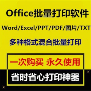 Office批量打印软件工具 Word/Excel/PPT/图片/PDF批量打印软件-淘宝虚拟货源网