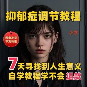 【抑郁症调节】2025视频教程新手自学零基础精通教学课程高考-淘宝虚拟货源网
