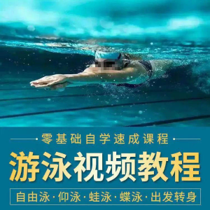 游泳教程零基础新手自学蛙泳蝶泳仰泳自由泳技巧视频教学培训…-淘宝虚拟货源网