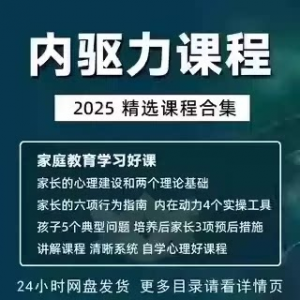 图片[1]-内驱力培训课程培养孩子自觉性提升内在亲子教育学习电子版资料-淘宝虚拟货源网