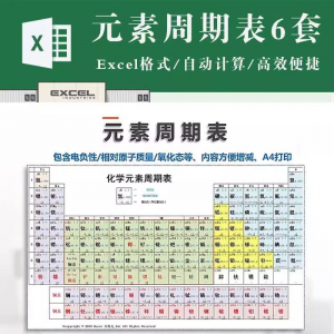图片[1]-化学元素周期表pdf电子版可打印编辑修改新版高清图片jpg学生素材-淘宝虚拟货源网
