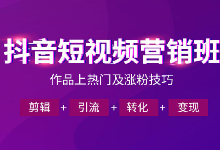 抖音短视频运营班,一门课学会作品上热门及涨粉技巧,引流转化剪辑变现(2026年5月)-淘宝虚拟货源网