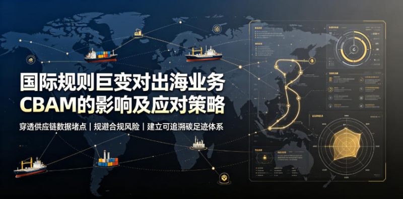 国际规则巨变对出海业务CBAM的影响及应对策略，帮助企业穿透供应链数据堵点，规避合规风险-淘宝虚拟货源网