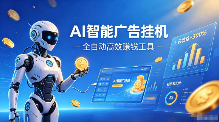 AI智能广告挂G,在家自动賺收益,全程无需人工操作、不用直播、不用拉人【揭秘】-淘宝虚拟货源网