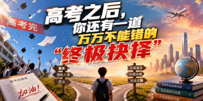 付费文章:高考之后,你还有一道万万不能错的“终极抉择”-淘宝虚拟货源网