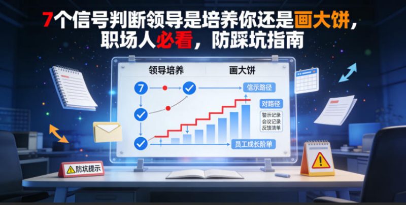 付费文章:7个信号判断领导是培养你还是画大饼,职场人必看,防踩坑指南-淘宝虚拟货源网