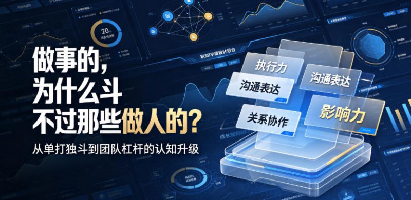 付费文章：做事的，为什么斗不过那些做人的？-淘宝虚拟货源网