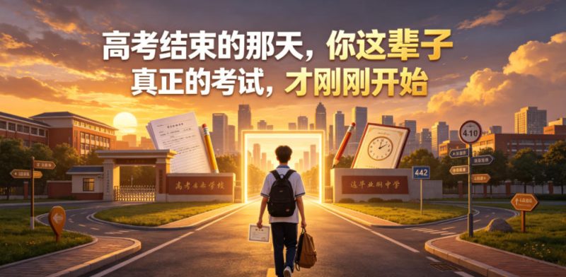 付费文章:高考结束的那天,你这辈子真正的考试,才刚刚开始-淘宝虚拟货源网