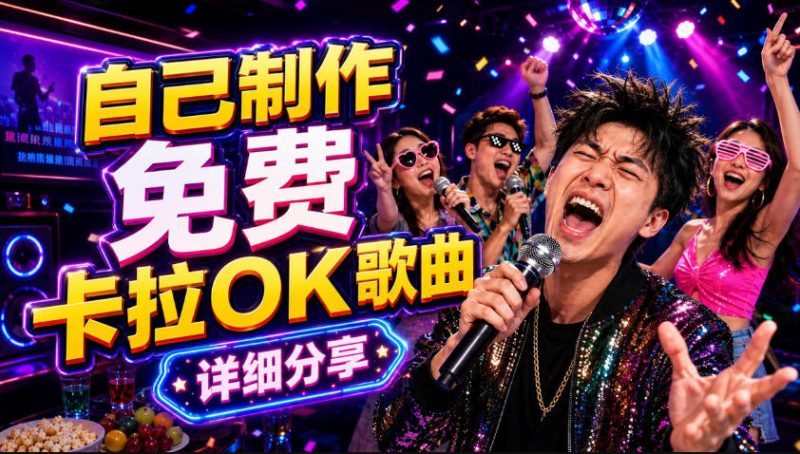 零基础AI制作免费卡拉OK视频教程,从歌曲生成、音轨分离到字幕制作、视频导出,手把手教学-淘宝虚拟货源网