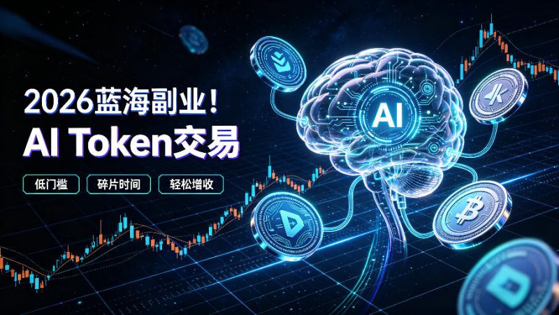 2026全新风口副业|AI智能Token交易,空闲时间轻松 賺 收益,无需全天盯盘【揭秘】-淘宝虚拟货源网