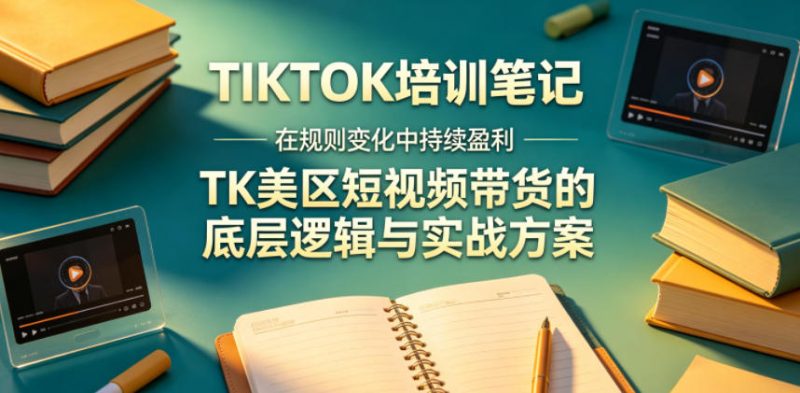 视界跨境TIKTOK4月17培训笔记,在规则变化中持续盈利,TK美区短视频带货的底层逻辑与实战方案【文档】-淘宝虚拟货源网