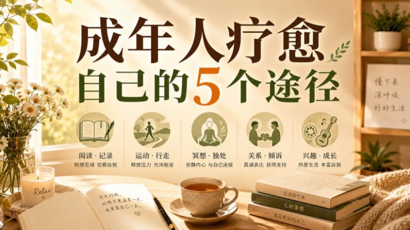 付费文章:成年人疗愈自己的5个途径-淘宝虚拟货源网