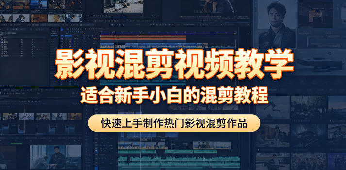 影视混剪视频教学,适合新手小白的混剪教程,快速上手制作热门影视混剪作品-淘宝虚拟货源网